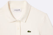 Lacoste Wmns Chemise Ribbed Collar Shirt White